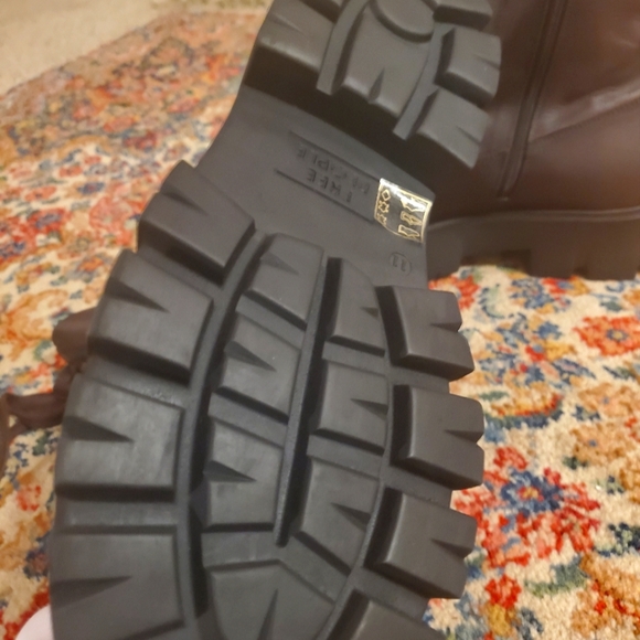 Jones Lug Sole Lace Up Boots Free People - Picture 3 of 7